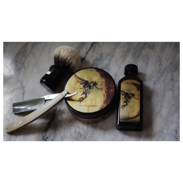 After all your requests, the time has come! Almost two years after the first release of the Hesperus shaving soap, your favorite scent will soon be available in your favorite soap base, ORION.

This time, the soap will be paired with your favorite aftershave lotion. So get ready for an awesome release!

Coming soon in April